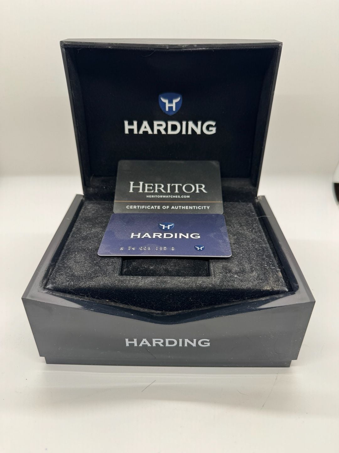 Harding And Heritor Official Branded Presentation Watch Storage Box